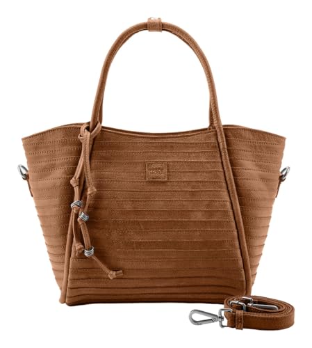 FREDsBRUDER Cuir sac à main bandoulière en cuir marron Desert Brown grand format