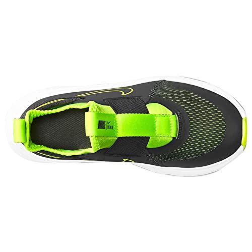 Nike Flex Plus Cw7429-004 Unisex-Child Casual Shoes (Dk Smoke Grey/Volt-White) #TOP3