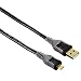 Produktbild Hama Micro-USB-2.0-Kabel (USB-A auf Micro-B-Stecker, vergoldet, doppelt geschirmt, 1,8 m) schwarz