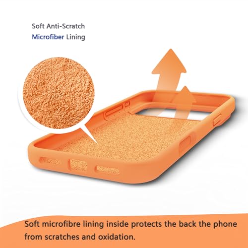 Image of iPhone 17 pro Max /18 pro Max Case Silicone(Sugar Orange)