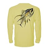 Denali Performance Men's UPF 50+ ProtectUV Long Sleeve T-Shirt - Yellowfin Tuna Design by Marcos Aug