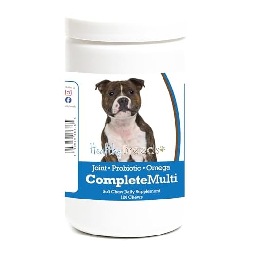 Healthy Breeds Staffordshire Bull Terrier All in One Multivitamin Soft Chew 120 Count