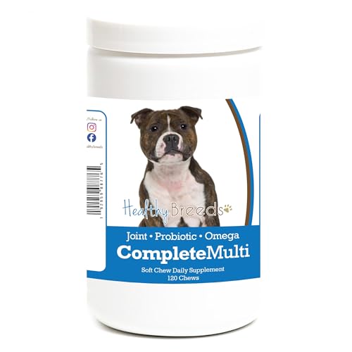 Image of Healthy Breeds Staffordshire Bull Terrier All In One Multivitamin Soft Chew 120 Count