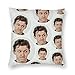 Euro Decor Funda de cojín para Silla y Oficina, Tom Holland Portrait Fan Art, Funda de cojín de Terciopelo hipoalergénico con Cremallera, 18 x 18 pulgadas/45 x 45 cm