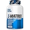 Evlution EVL Post Workout Recovery Bodybuilding Supplement – Magnesium and Zinc – ZMatrix Zinc Magnesium Aspartate Muscle Recovery Supplement for Sleep Support and Muscle Health