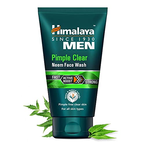 Image of Himalaya Men Pimple Clear Neem Face Wash, 100ml and Himalaya MEN Power Glow Licorice Face Wash, 100ml
