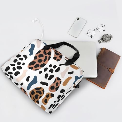 Maletín para laptop 15.6 pulgadas estampado leopardo miniatura 6