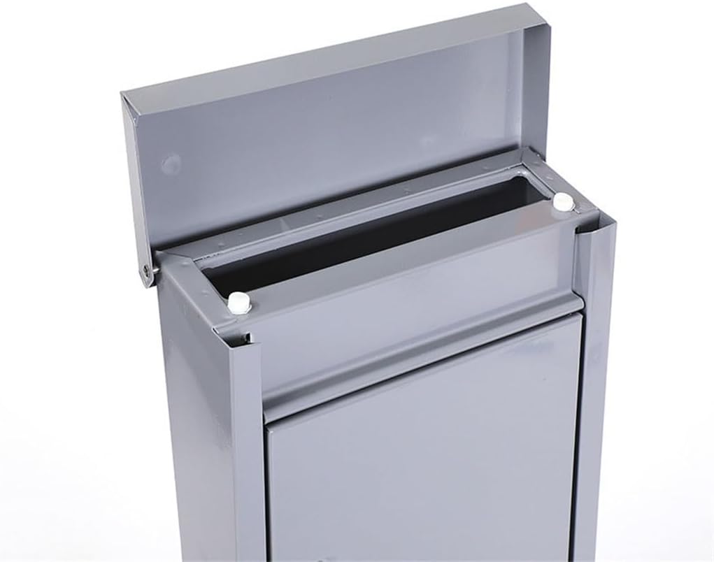 HBJWOV Outdoor Mailbox Wall Mounted Locking Mailbox Home Garden Decoration(D)