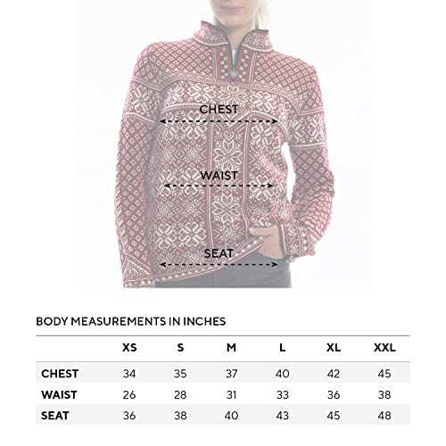 Dale Of Norway Peace Pullover - 100% Lightweight Wool Knit Sweater - Pullover Sweaters For Women With Fine Detailed Patterns - Ladies Sweaters - 4 Color Options Available #TOP5