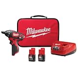 Milwaukee Parafusadeira 1/4' - 12V 2401-259 Com 2 Baterias 1 Carregador Bivolt e 1 Bolsa