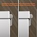 HEOATH 2 Pack Upgrade Child Proof Refrigerator Lock with Two Ways to Open, Home Fridge Freezer Door Lock Latch Catch to Keep Door Closed, no Tools Need or Drill (White)
