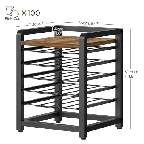 Tiroir à dosettes de café robuste KH05BR au design industriel