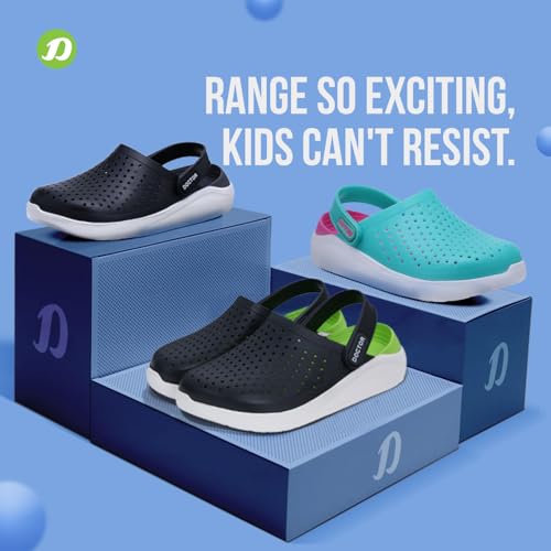 Image of DOCTOR EXTRA SOFT Unisex-Child Kids Classic Ultra Soft Clogs /Sandals with Adjustable Back Strap| Comfortable & LightWeight| Stylish & Anti-Skid| Indoor & Outdoor Casual Sports Mules Boys & Girls D-509