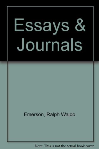 Ralph Waldo Emerson: Essays and Journals B000O1BI74 Book Cover