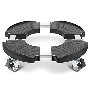 AMAZON - W B D WEIBIDA Plant Stand with Wheels Heavy Duty, Adjustable 15-21″ Plant Caddy with Casters, Rolling Plant Stand, Large Potted Planter Cart Dolly for Flower Pot Outdoor Indoor