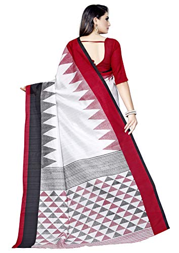Image of AKHILAM Women's Kanjivaram Banarasi Silk Woven Design Saree With Unstitched Blouse Piece (3VMIKA30 Parent)