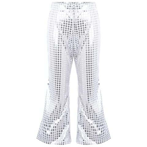 inlzdz Shiny Sequins Jazz Dance Trousers Cover