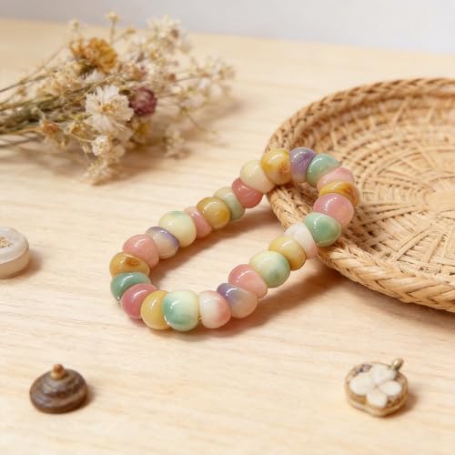 Image of Fidget Bracelet Bodhi Seed Bracelets Anxiety Fidget Bracelets Protection Healing Stretch Alleviate Anxiety Stress Protection Healing Bodhi Jewelry Gifts for Women Men
