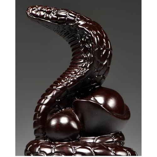 Sculpture en bois de serpent décoration maison originale - 7