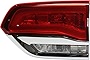 Evan-Fischer Tail Light Assembly Compatible with 2014-2018 Jeep Grand Cherokee Inner with Chrome Trim Passenger Side