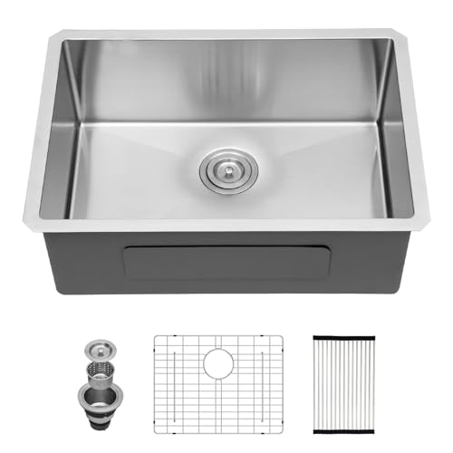 Couoko 27 Inch Undermount Stainless Steel Kitchen Sink