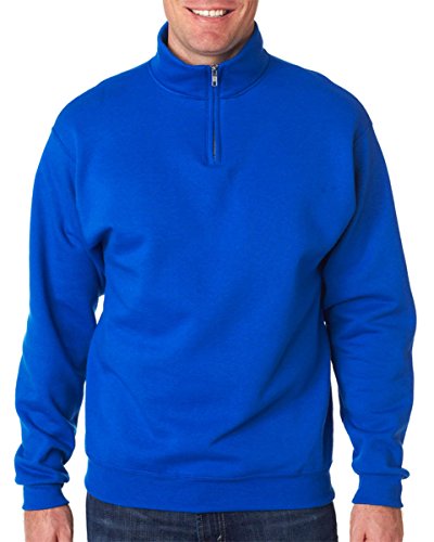 Image of Jerzees 8 oz. 50 /50 Quarter-Zip Cadet Collar Sweatshirt (995M)