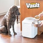 Vittles Vault Traditional Pet Food Storage Container For Dog Kibbles/Bird Seed/Oatmeal/Rice/Flour/Cereal, BPA Free Plastic, Sealed Airtight For Cat Food, Up To 35 lb, Made in USA, With Scoop, Gray - Image 2