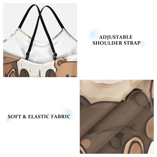 Girls Swimsuit Cute Puppy Pattern One Piece Swimwear3