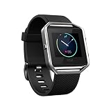 Fitbit Blaze Smart Fitness Watch with Time Display, Black, Silver, Small (5.5 - 6.7 inch) (US Versio