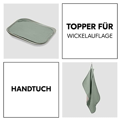 Hauck Auflage/Topper für Wickelauflagen wie Change N Clean - Sage – Ansicht 3