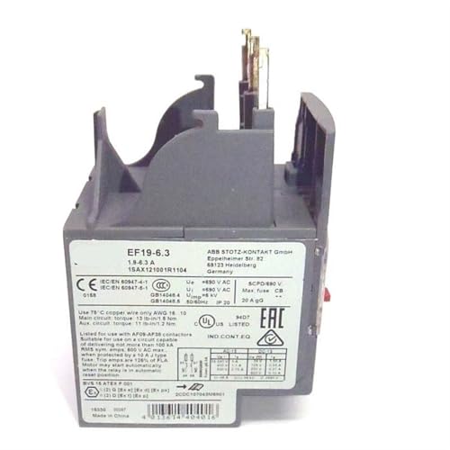 Relais de surcharge électronique EF19-18.9 haute précision pour process critiques