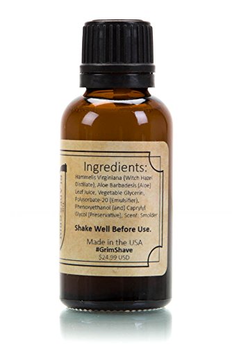 The Blades Grim – Aftershave Oil, Handmade in the USA (Smolder, 1oz)