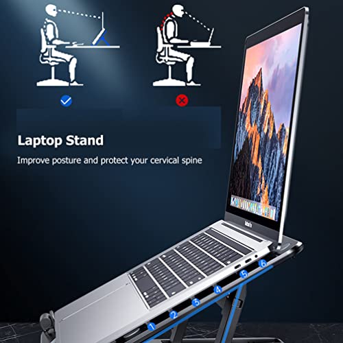 Laptop Cooling Pad Gaming Cooler: Ajustável Suporte Ventilado Suporte de Refrigeração Laptop Stand R