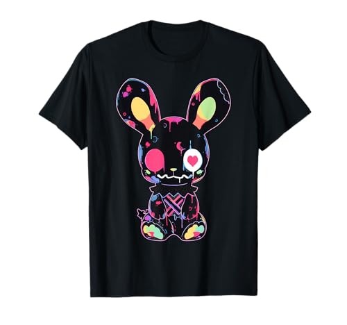 Goth Bunny Kawaii Rabbit Cute Gothic Outfit E-Girl Grunge T-Shirt