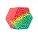 YHSWE 1PCS 26ml NonStick Rasta Hexagon Silicone Container Honeybee Silicone Jar
