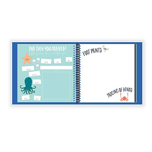 Lucy Darling Little Captain Baby Memory Book - First Year Journal Album To Capture Precious Moments - Milestone Keepsake For Girl - Made In Usa #TOP3