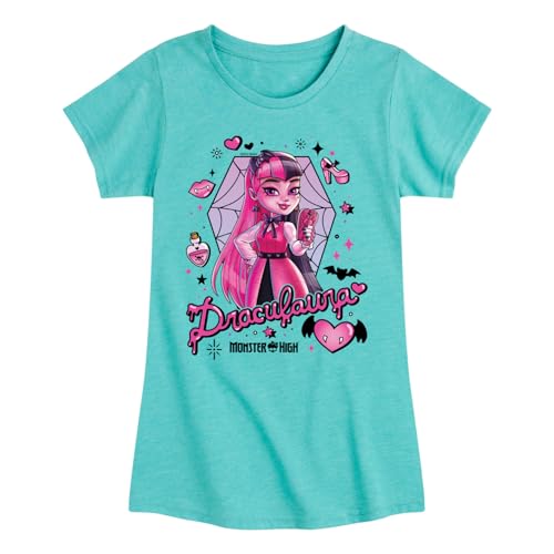 Monster High - Draculaura - Toddler & Youth Girls Short Sleeve Graphic T-Shirt