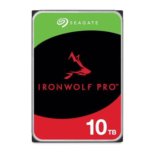 Image of Seagate IronWolf Pro 10TB NAS Internal Hard Drive HDD -CMR 3.5 Inch SATA 6Gb /s 256MB Cache for RAID Network Attached Storage, Data Recovery Service - Frustration Free Packaging (ST10000NEZ008)