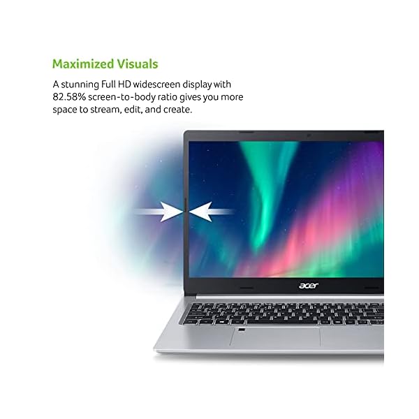 Acer Aspire 5 A515-46-R14K Slim Laptop | 15.6" Full HD IPS | AMD Ryzen 3 3350U Quad-Core Mobile Processor | 4GB DDR4 | 128GB NVMe SSD | WiFi 6 | Backlit KB | Amazon Alexa | Windows 10 Home (S mode)
