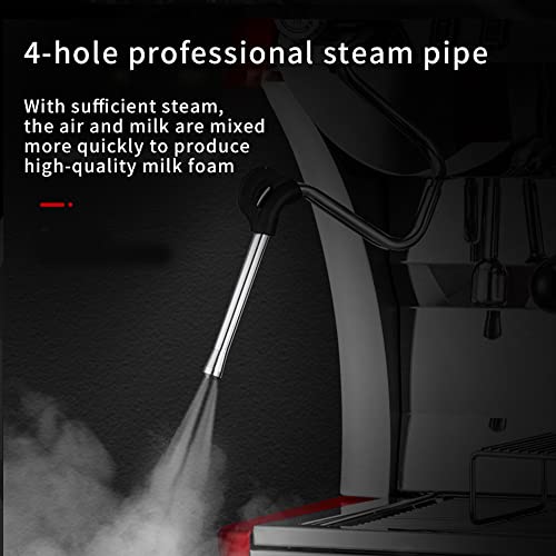ZHANGTAOLF Gran máquina de café automático Comercial de un botón, máquina de café multifunción, Tubo de Vapor… - Imagen 5