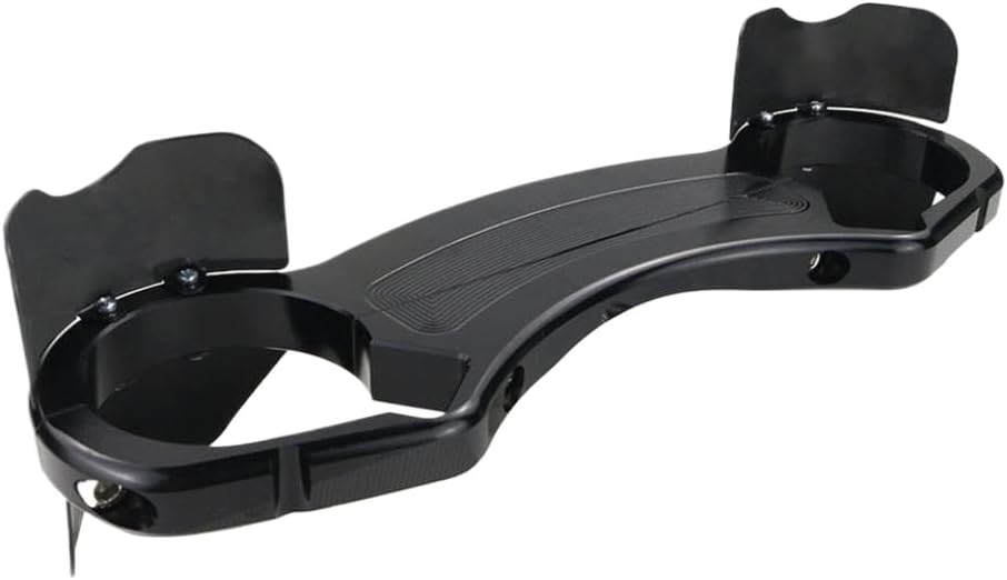 Front Fork Brace Fork Stabilizer Aluminum Bracket Compatible with Goldwing GL1800 2001–2017 F6B 2013–2016(Type 2 Black)