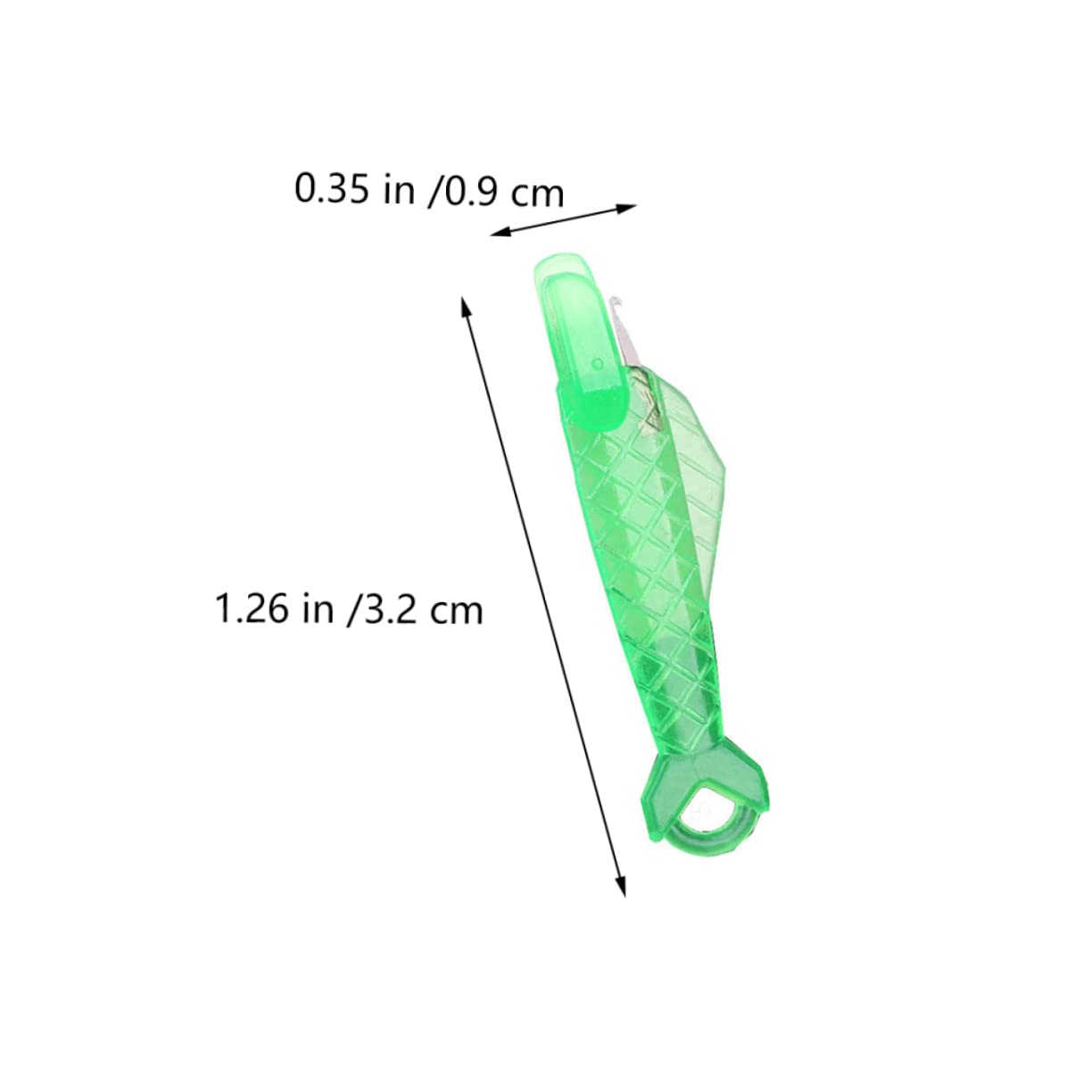 BEBEMOKO 50Pcs Fish Shaped Needle Threaders Durable Plastic Needle Threading Device for Sewing Machines DIY Projects Easy to Use Manual Tool for Effortless Needle Insertion