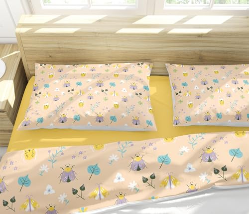 Housse de couette 240x220 cm avec taies en microfibre douce - 4