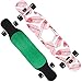 Skateboard Longboard per The City E Park Cruising, Skateboard 46"x 8.6" per Bambini