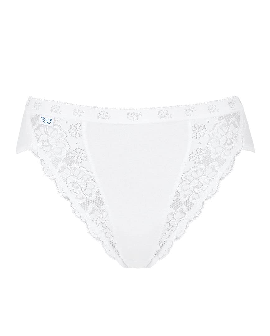 Sloggi Chic Tai Lot de 4 slips, Blanc., 38