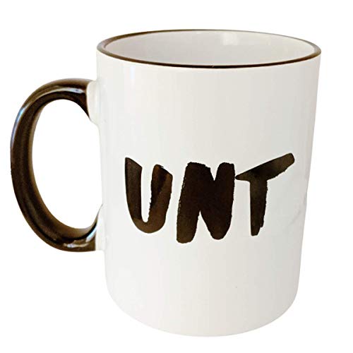Reclaim The Word Cunt! Gift Ceramic Coffee mug - Adult stocking stuffer and gag gifts for feminists and Strong Women -Novelty Coffee mug cup or Tea Mug. Not a mean cunt mug, but a funny coffee mug.