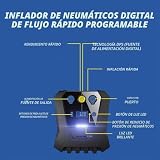 MICHELIN 9519 Compresor de Aire portatil programable, 12 V