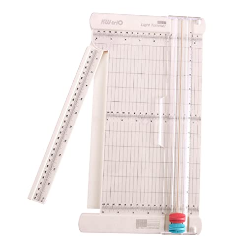 Colcolo Craft Paper Cutter Portable Folding & Scorer Paper and Scoring Board for Label Photo Scrapbooking Origami Cardstock, 38x21CM