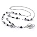 LUXIANDA Generous Lanyard for Keys Badge Lanyards for Women ID Necklaces Badge Holder Stainless Steel Chain