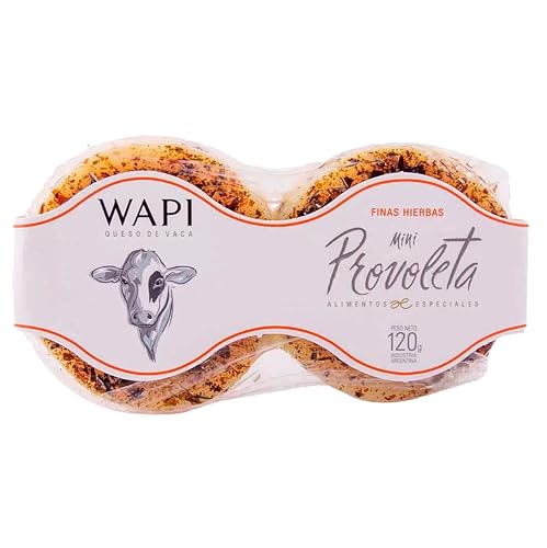 THEARG | Mini Provoleta Argentina 120 gr - with Fine Herbs | Provolone Cheese Block - Cooking Essentials | Perfect for BBQ Grill Argentina - Outdoor Cooking, Camping and Picnic